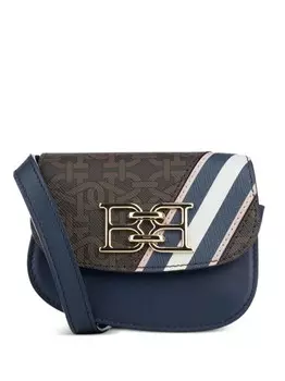 Сумка через плечо с монограммным принтом Bally, коричневый