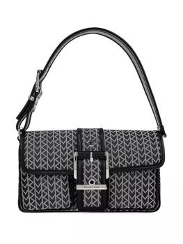 Сумка через плечо с монограммным принтом Michael Michael Kors, черный