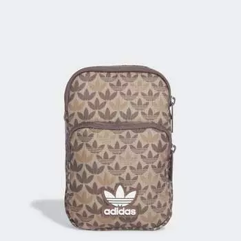 сумка через плечо с монограммой adidas Originals, цвет earth strata