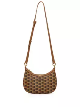 Сумка через плечо с монограммой Bally, коричневый