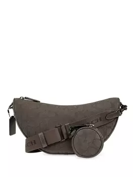 Сумка через плечо с монограммой Coach, зеленый