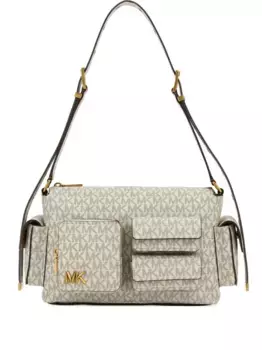 Сумка через плечо с монограммой Dakota Michael Michael Kors, нейтральный