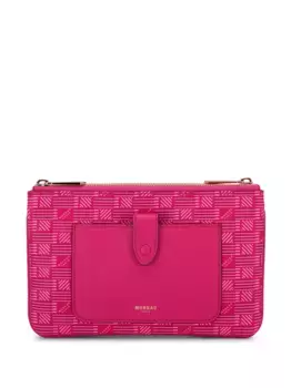 Сумка через плечо с монограммой Moreau, розовый
