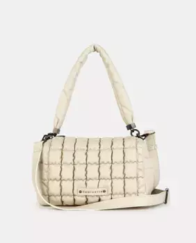 Сумка через плечо с мягкой подкладкой на молнии Caminatta, бежевый