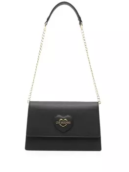Сумка через плечо с надписью-логотипом Love Moschino, черный
