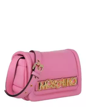 Сумка через плечо с надписью «воздушный шар» Moschino, фуксия