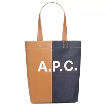 Сумка через плечо с напечатанным логотипом A.P.C