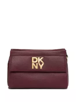 Сумка через плечо с откидным клапаном DKNY, красный