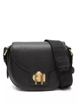 Сумка через плечо с откидным клапаном Furla, черный