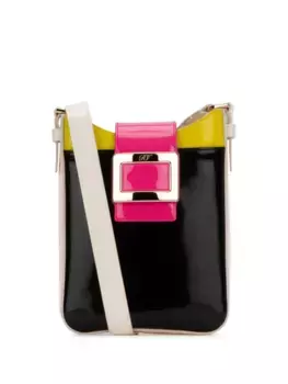 Сумка через плечо с откидным клапаном Roger Vivier, черный