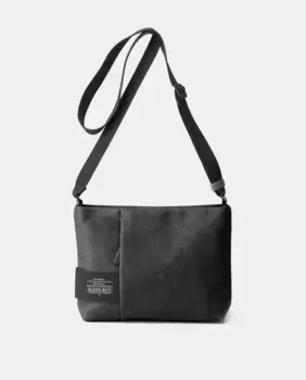 Сумка через плечо с передним карманом Slang, черный