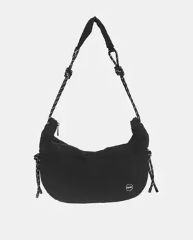 Сумка через плечо с передними карманами на молнии Kbas, черный