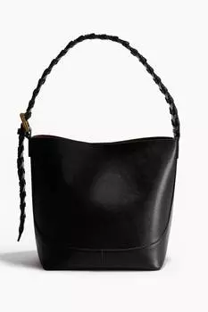 Сумка через плечо с плетеным ремнем H&M, черный