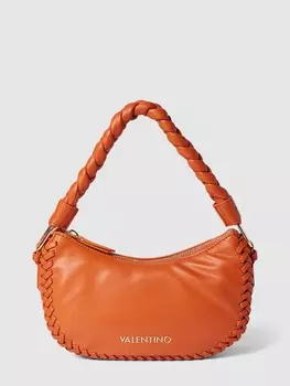Сумка через плечо с плетеными деталями модель "ВАРСАВИА" Valentino, темно-оранжевый