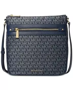 Сумка через плечо с подвеской и логотипом Jet Set, маленький размер North South Michael Kors, синий