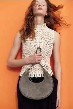 Сумка через плечо с покрытием H&M, серый