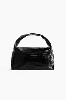 Сумка через плечо с покрытием H&M, черный