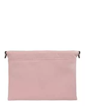 Сумка через плечо с поясом и шнурком с логотипом Moschino, розовый