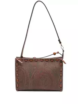 Сумка через плечо с принтом пейсли ETRO, коричневый