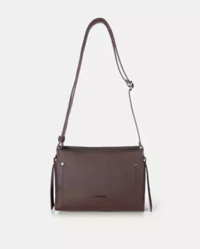 Сумка через плечо с регулируемой ручкой и двумя магнитными бардачками Torrens, темно-коричневый