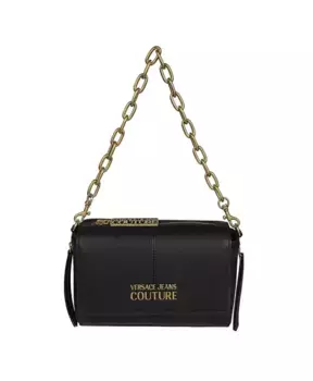 Сумка через плечо с регулируемым ремнем Versace, черный