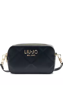 Сумка через плечо с ромбовидным узором LIU JO, черный