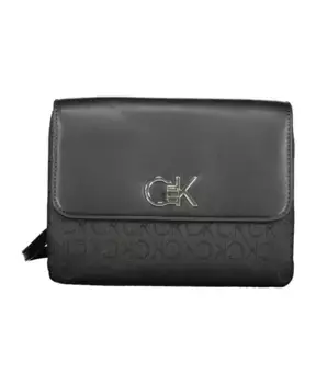 Сумка через плечо с ручкой цепочкой Calvin Klein, черный