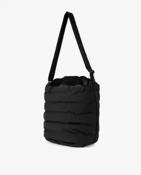 Сумка через плечо с ручкой и кружевной застежкой Ecoalf, черный