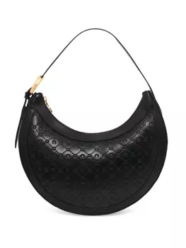 Сумка через плечо с тиснением монограммы Marine Serre, черный