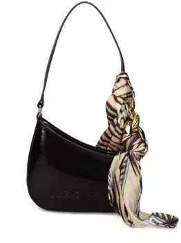 Сумка через плечо с тисненым логотипом Just Cavalli, черный