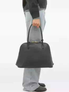 Сумка через плечо с тисненым логотипом MIU MIU, черный