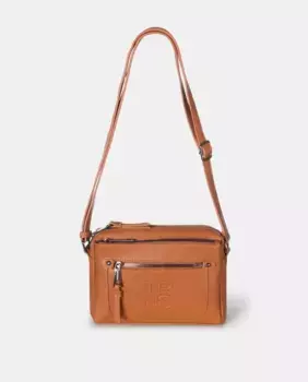 Сумка через плечо с тремя внутренними отделениями с независимым доступом Torrens, коричневый