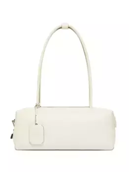 Сумка через плечо с верхней ручкой и застежкой-молнией MAX MARA, белый