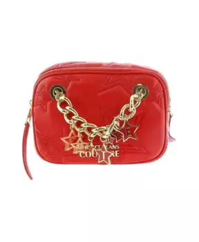 Сумка через плечо с видимым логотипом Versace, красный