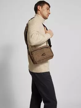 Сумка через плечо с вышитым логотипом, модель «JOURNEY» camel active, песочный