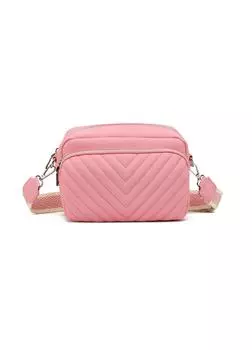Сумка через плечо с вышитым ремешком KOKO COUTURE, розовый