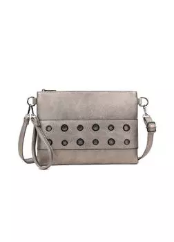Сумка через плечо с заклепками KOKO COUTURE, металлик