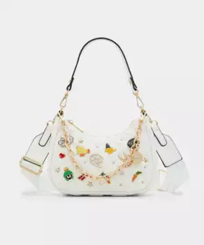 Сумка через плечо с застежкой-молнией Aldo, белый