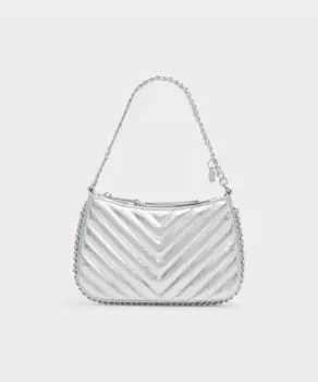 Сумка через плечо с застежкой-молнией Aldo, серебрянный