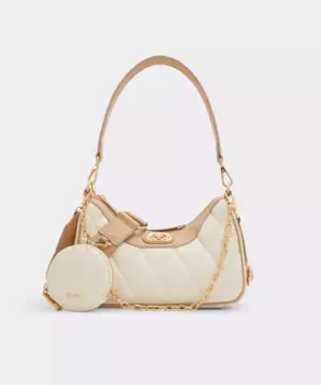 Сумка через плечо с застежкой-молнией Aldo, бежевый