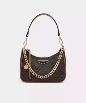 Сумка через плечо с застежкой-молнией Aldo, коричневый