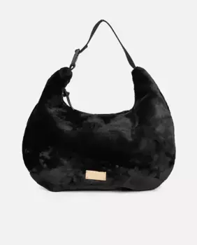 Сумка через плечо с застежкой-молнией и короткой регулируемой ручкой Gioseppo, черный