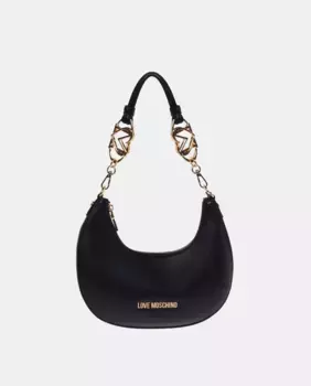 Сумка через плечо с застежкой-молнией Love Moschino, чёрный