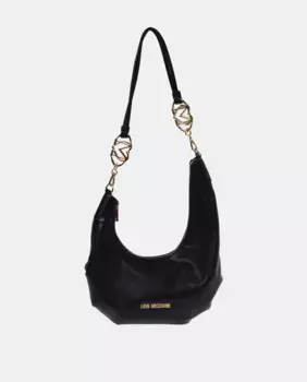 Сумка через плечо с застежкой-молнией Love Moschino, чёрный
