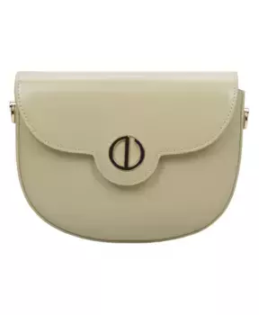 Сумка через плечо с золотыми акцентами Estro, бежевый