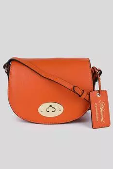 Сумка через плечо Saddle из натуральной кожи 'Borsa della Moda' Ashwood Leather, оранжевый