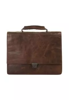 Сумка через плечо SADDLE, натуральная кожа HAROLD'S, коричневый