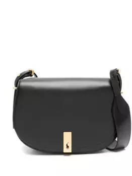 Сумка через плечо Saddle Polo ID POLO RALPH LAUREN, черный