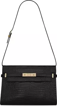 Сумка через плечо Saint Laurent Manhattan 'Black', черный
