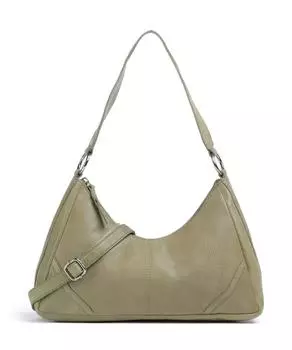 Сумка через плечо Salvatorianplatz 3 из зернистой коровьей кожи Taschendieb Wien, зеленый